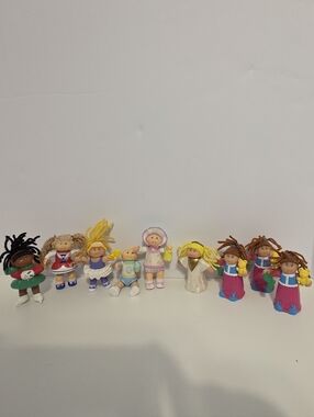 Vintage Cabbage Patch Kids PVC Figure Lot (9) - 1980s/1990s McDonald’s Toys